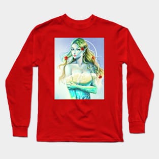 Tropical Mermaid Long Sleeve T-Shirt